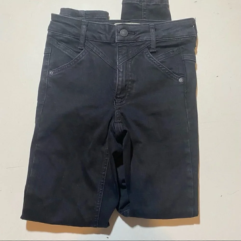 Free People Black Skinny Jeans Size 24